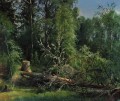 umgestürzter Baum 1875 klassische Landschaft Ivan Ivanovich